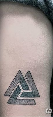 фото Значение тату три треугольника от 13.02.2018 №033 — three triangle tatto — tatufoto.com