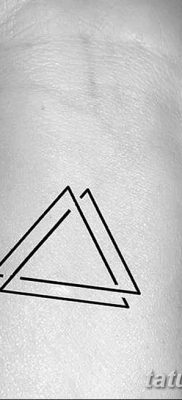 фото Значение тату три треугольника от 13.02.2018 №034 — three triangle tatto — tatufoto.com