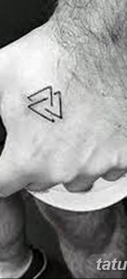 фото Значение тату три треугольника от 13.02.2018 №035 — three triangle tatto — tatufoto.com