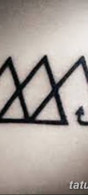 фото Значение тату три треугольника от 13.02.2018 №036 — three triangle tatto — tatufoto.com