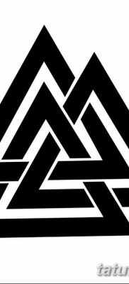 фото Значение тату три треугольника от 13.02.2018 №040 — three triangle tatto — tatufoto.com