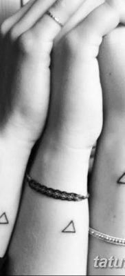 фото Значение тату три треугольника от 13.02.2018 №053 — three triangle tatto — tatufoto.com
