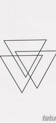 фото Значение тату три треугольника от 13.02.2018 №061 — three triangle tatto — tatufoto.com
