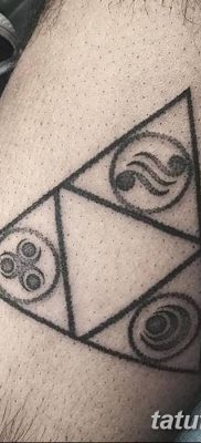 фото Значение тату три треугольника от 13.02.2018 №063 — three triangle tatto — tatufoto.com