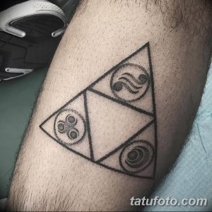 фото Значение тату три треугольника от 13.02.2018 №063 - three triangle tatto - tatufoto.com
