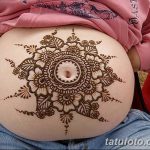 фото Мехенди на животе от 12.02.2018 №048 - Mehendi on the stomach - tatufoto.com