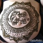 фото Мехенди на животе от 12.02.2018 №114 - Mehendi on the stomach - tatufoto.com