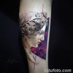 фото Тату в стиле Барокко от 09.02.2018 №015 - Baroque tattoo - tatufoto.com