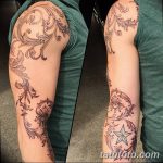 фото Тату в стиле Барокко от 09.02.2018 №025 - Baroque tattoo - tatufoto.com