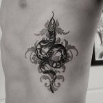 фото Тату в стиле Барокко от 09.02.2018 №055 - Baroque tattoo - tatufoto.com