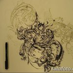 фото Тату в стиле Барокко от 09.02.2018 №064 - Baroque tattoo - tatufoto.com