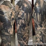 фото Тату в стиле Барокко от 09.02.2018 №069 - Baroque tattoo - tatufoto.com