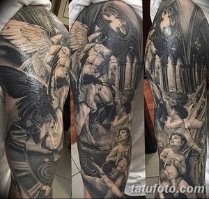 фото Тату в стиле Барокко от 09.02.2018 №069 - Baroque tattoo - tatufoto.com