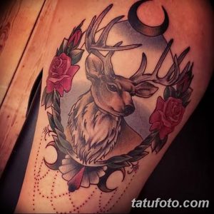 фото Тату в стиле Барокко от 09.02.2018 №071 - Baroque tattoo - tatufoto.com