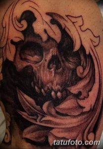 фото Тату в стиле Барокко от 09.02.2018 №094 - Baroque tattoo - tatufoto.com