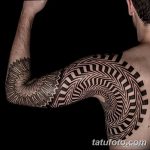 фото Тату в стиле орнаментал от 10.02.2018 №009 - Tattoo ornamental - tatufoto.com