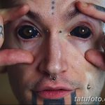 фото Тату на глазном яблоке от 13.02.2018 №028 - Eyeball tattoo - tatufoto.com