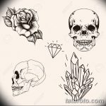 фото Эскизы тату оберегов от 17.02.2018 №118 - Sketches of tattoo amulets - tatufoto.com 3463453734545