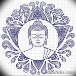 Buddha with Lotus Sketch