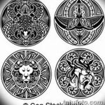фото Эскизы тату оберегов от 17.02.2018 №254 - Sketches of tattoo amulets - tatufoto.com