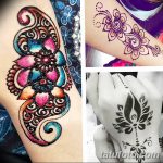 фото рисунки хной на теле от 12.02.2018 №021 - drawings of henna on - tatufoto.com