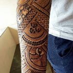 фото рисунки хной на теле от 12.02.2018 №089 - drawings of henna on - tatufoto.com