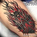 фото рисунок тату факел от 07.02.2018 №031 - torch tattoo - tatufoto.com