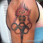 фото рисунок тату факел от 07.02.2018 №034 - torch tattoo - tatufoto.com