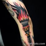 фото рисунок тату факел от 07.02.2018 №035 - torch tattoo - tatufoto.com