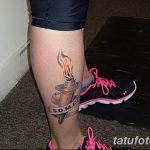 фото рисунок тату факел от 07.02.2018 №038 - torch tattoo - tatufoto.com