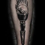 фото рисунок тату факел от 07.02.2018 №039 - torch tattoo - tatufoto.com