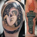 фото рисунок тату факел от 07.02.2018 №048 - torch tattoo - tatufoto.com