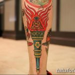 фото рисунок тату факел от 07.02.2018 №054 - torch tattoo - tatufoto.com