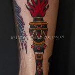 фото рисунок тату факел от 07.02.2018 №055 - torch tattoo - tatufoto.com