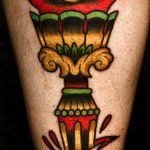 фото рисунок тату факел от 07.02.2018 №057 - torch tattoo - tatufoto.com