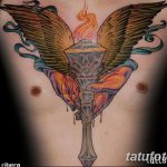 фото рисунок тату факел от 07.02.2018 №082 - torch tattoo - tatufoto.com