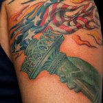 фото рисунок тату факел от 07.02.2018 №089 - torch tattoo - tatufoto.com