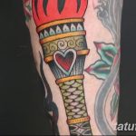 фото рисунок тату факел от 07.02.2018 №093 - torch tattoo - tatufoto.com