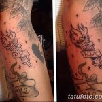 фото рисунок тату факел от 07.02.2018 №098 - torch tattoo - tatufoto.com