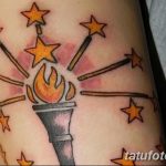 фото рисунок тату факел от 07.02.2018 №101 - torch tattoo - tatufoto.com