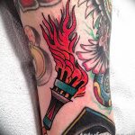 фото рисунок тату факел от 07.02.2018 №106 - torch tattoo - tatufoto.com