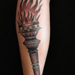 фото рисунок тату факел от 07.02.2018 №107 - torch tattoo - tatufoto.com