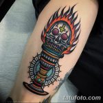 фото рисунок тату факел от 07.02.2018 №108 - torch tattoo - tatufoto.com
