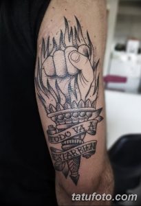 фото рисунок тату факел от 07.02.2018 №124 - torch tattoo - tatufoto.com
