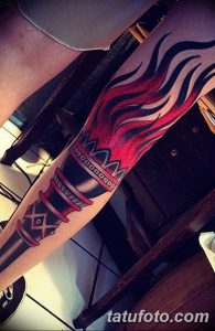 фото рисунок тату факел от 07.02.2018 №128 - torch tattoo - tatufoto.com
