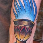 фото рисунок тату факел от 07.02.2018 №129 - torch tattoo - tatufoto.com