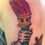 фото рисунок тату факел от 07.02.2018 №136 - torch tattoo - tatufoto.com