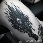 фото рисунок тату факел от 07.02.2018 №138 - torch tattoo - tatufoto.com
