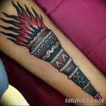 фото рисунок тату факел от 07.02.2018 №158 - torch tattoo - tatufoto.com