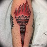 фото рисунок тату факел от 07.02.2018 №159 - torch tattoo - tatufoto.com